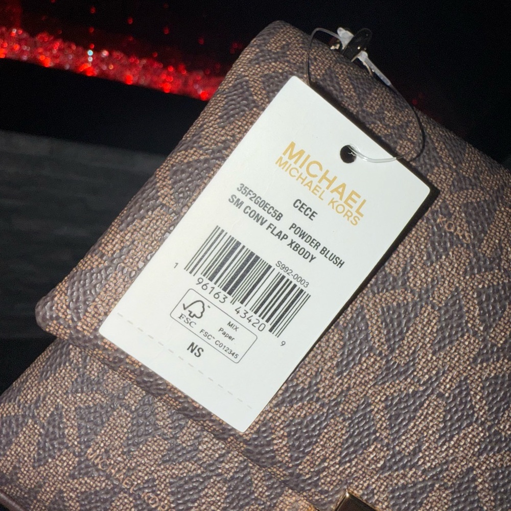 Michael Kors Dark Brown Crossbody Bag - Picture 5 of 9